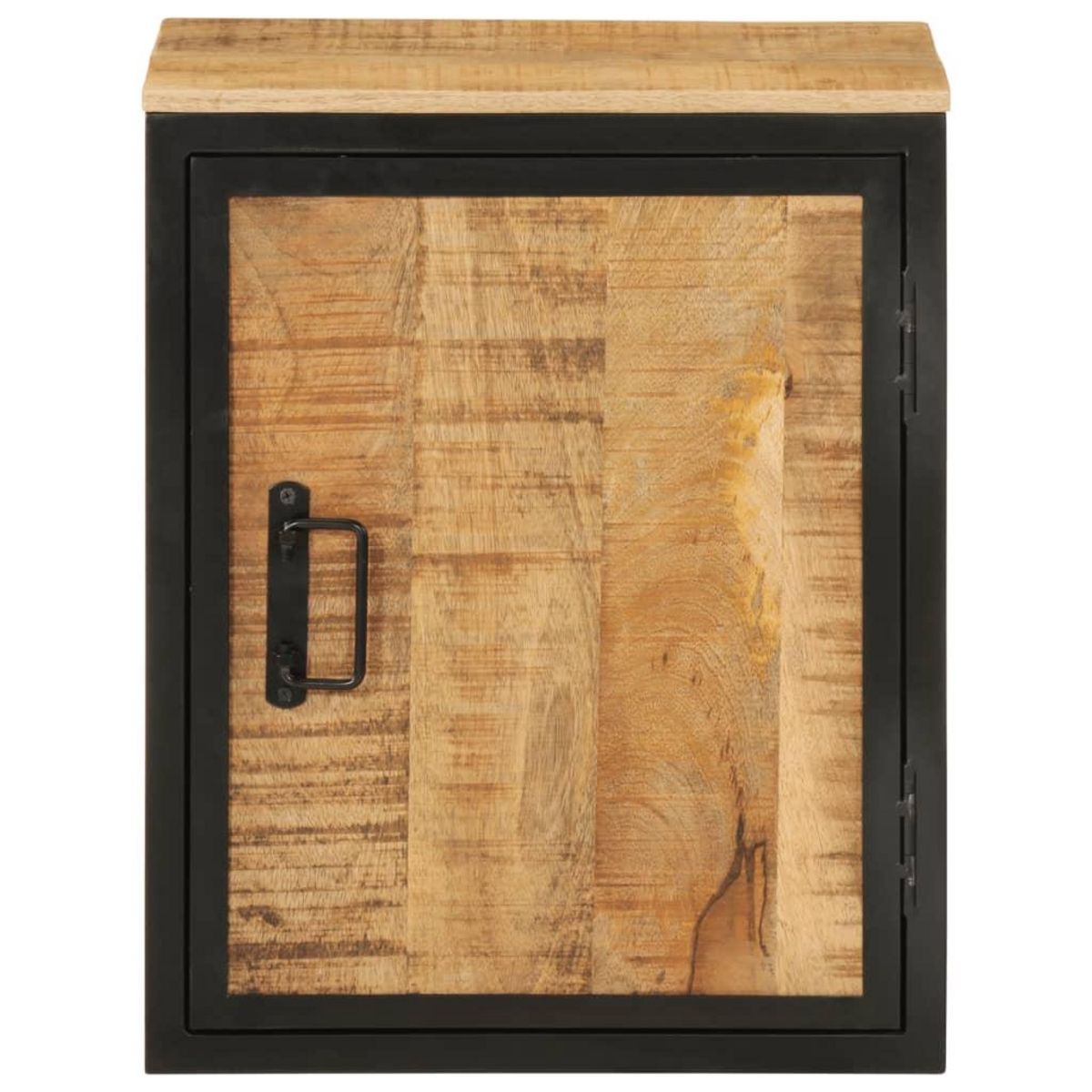 VIDAXL Armoire de salle de bain 40x30x50cm bois massif manguier et fer