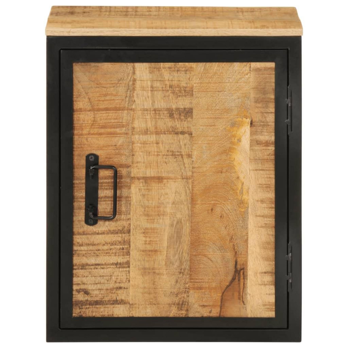 VIDAXL Armoire de salle de bain 40x30x50cm bois massif manguier et fer