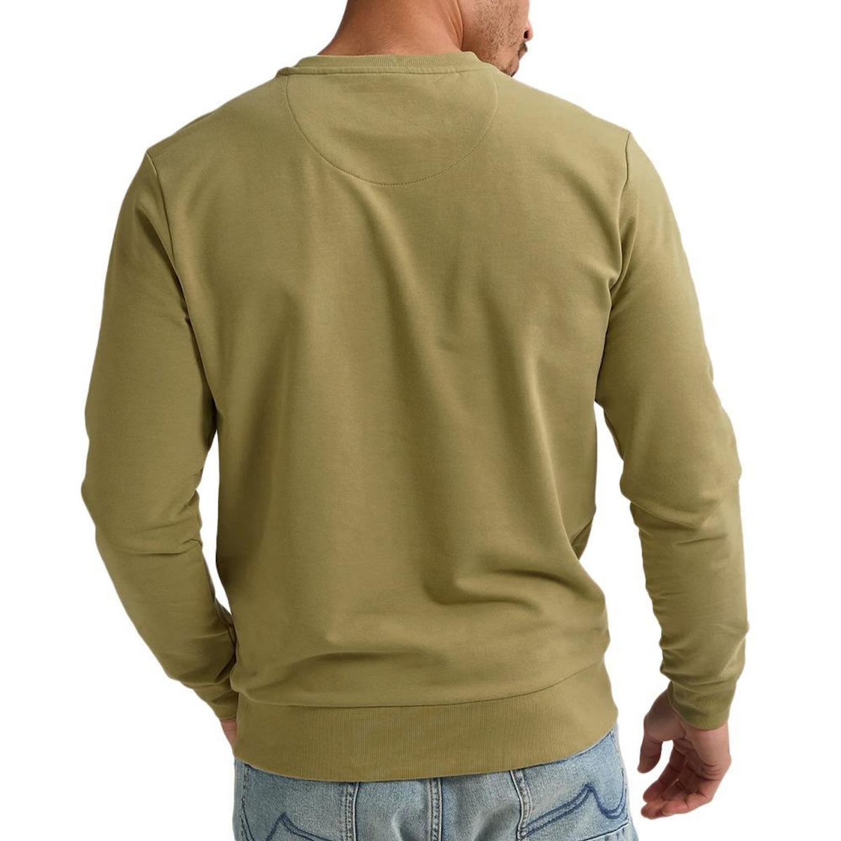 Petrol Industries Sweat  Kaki Homme Petrol Industries Neck