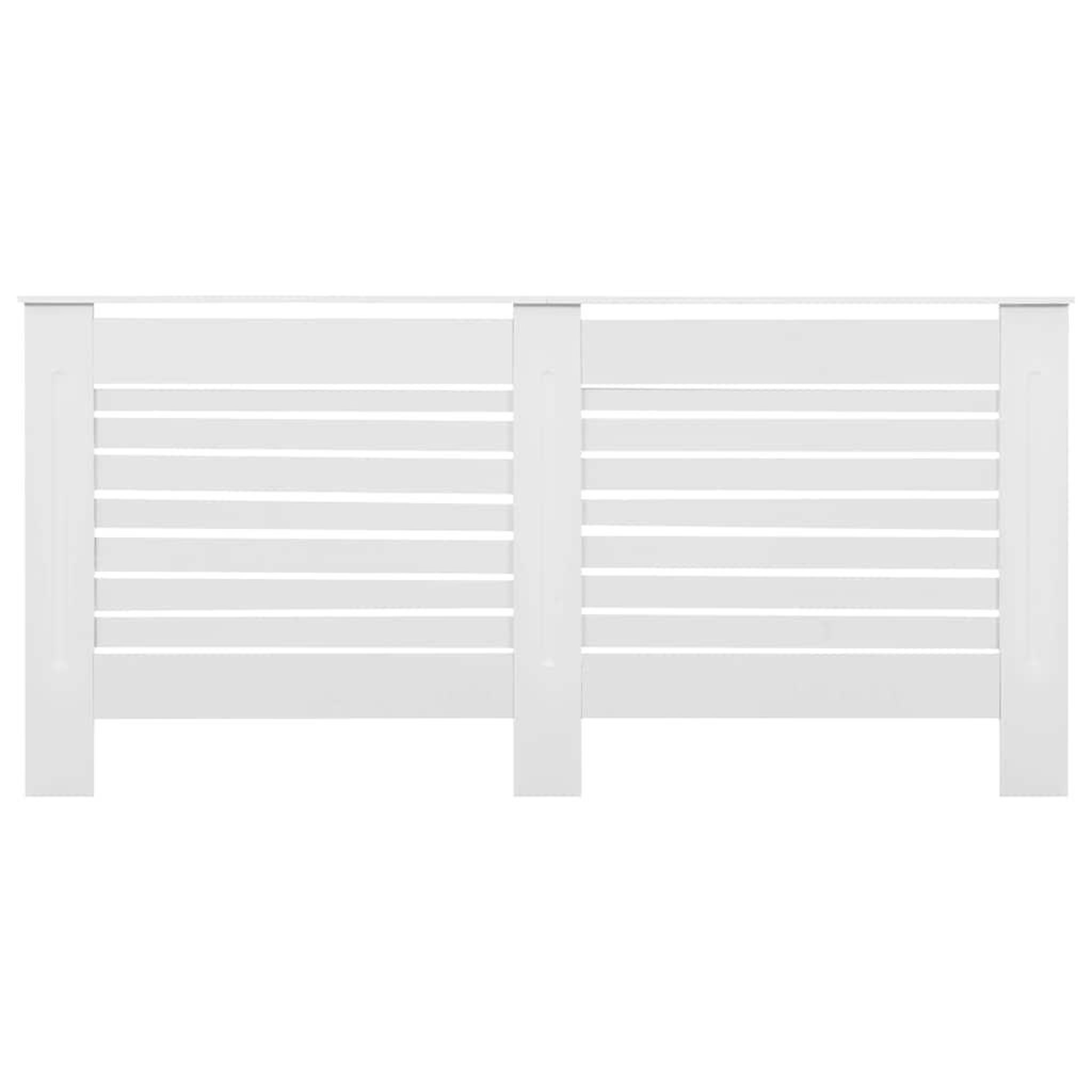 Voir la diapositive 4 : VIDAXL Cache-radiateur Blanc 172x19x81,5 cm MDF