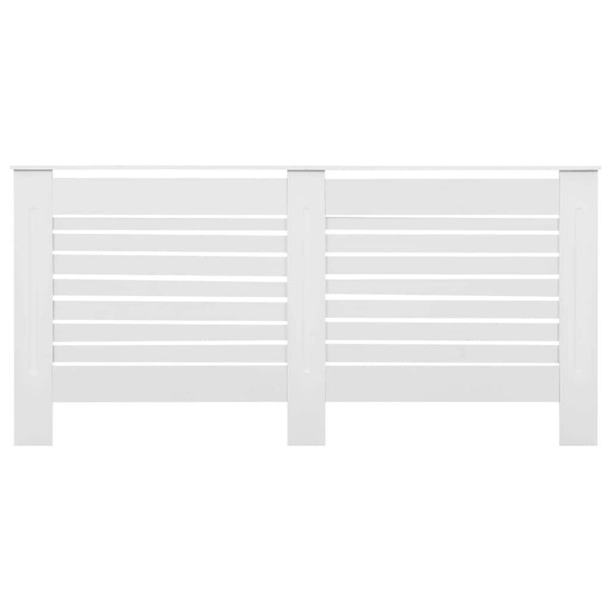 VIDAXL Cache-radiateur Blanc 172x19x81,5 cm MDF