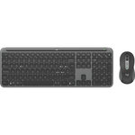 Logitech Logitech MK950 Signature Slim clavier Souris incluse Bureau RF sans fil + Bluetooth QWERTY Italien Graphite