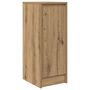 Voir la diapositive 2 : VIDAXL Buffet chene artisanal 29,5x34x76 cm bois d'ingenierie