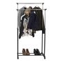 Voir la diapositive 4 : Paris Prix Portant à Vêtements Roulettes  Double  160cm Noir