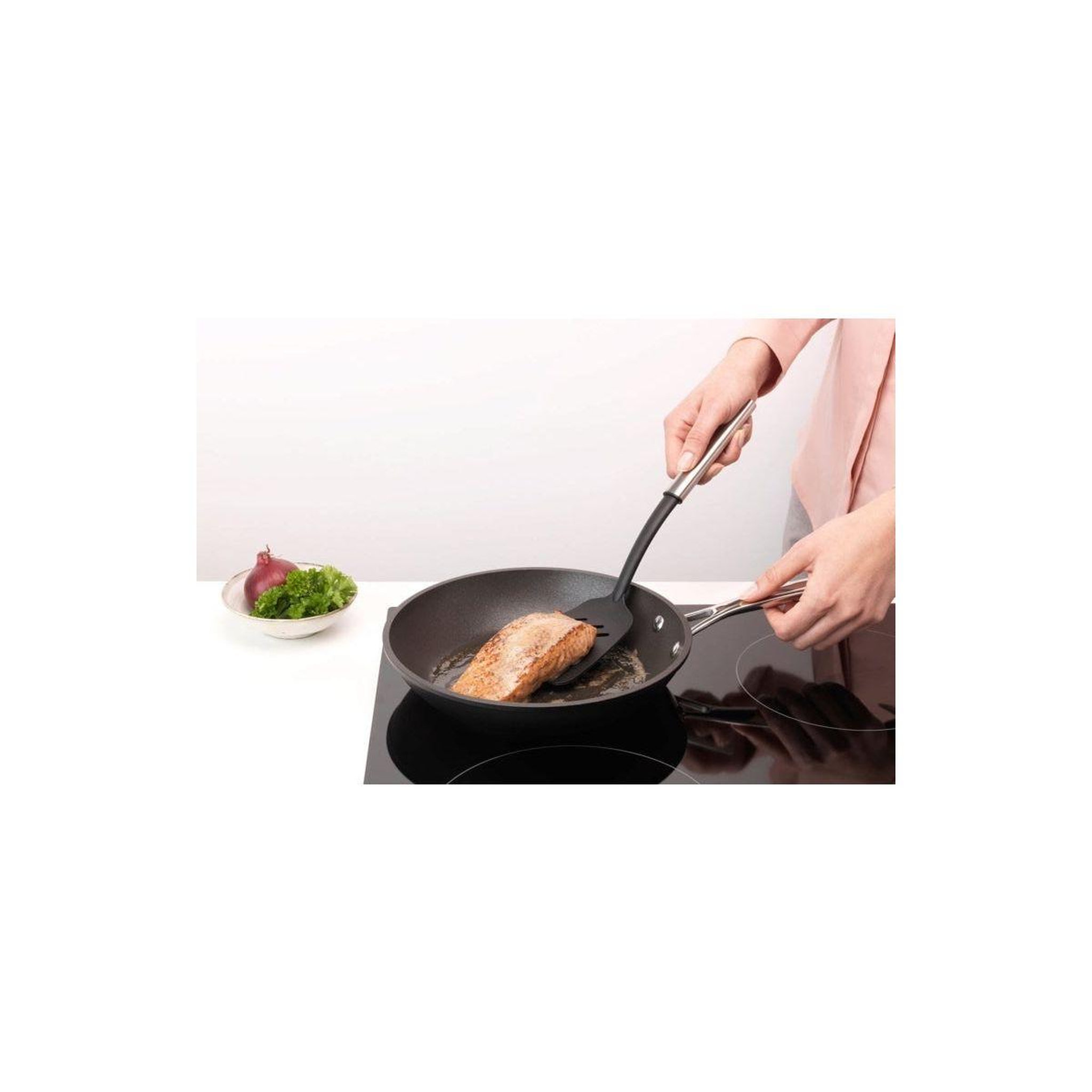 Voir la diapositive 2 : BRABANTIA Spatule large antiadhesive
