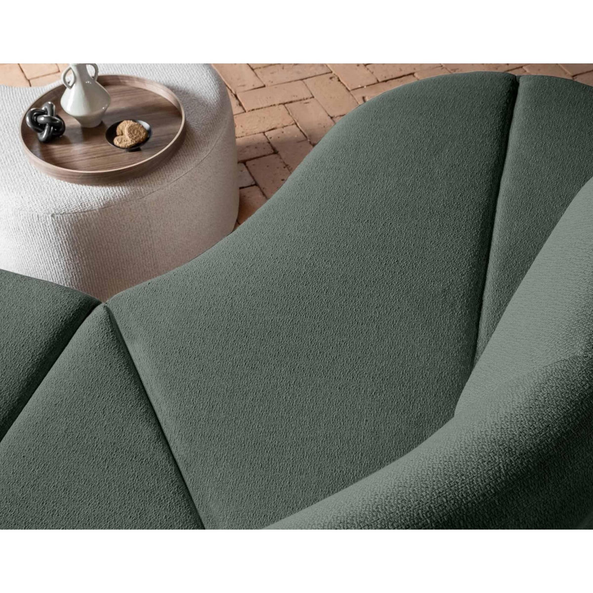 BEST MOBILIER Siena - canapé d'angle gauche - 5 places - en tissu