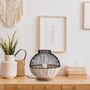 Voir la diapositive 2 : Lumisky Lampe intérieur DANIA BLACK Noir Rotin H30CM