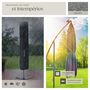 Voir la diapositive 5 : tectake Parasol 250 x 250 cm avec éclairage LED solaire gris clair