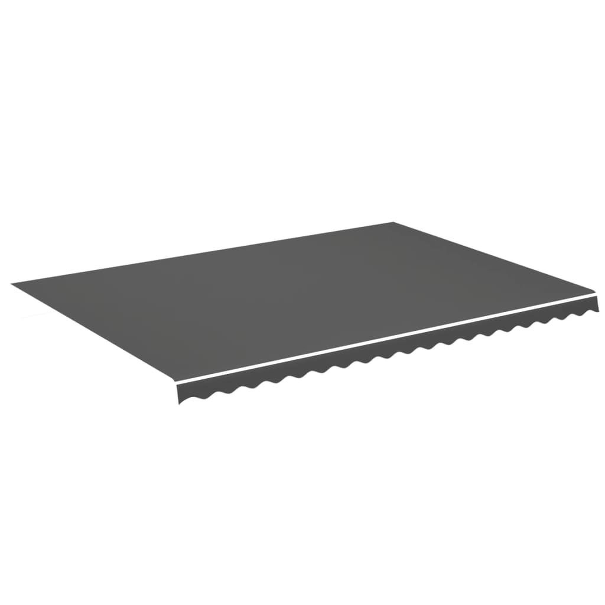 Voir la diapositive 2 : VIDAXL Tissu de remplacement pour auvent Anthracite 5x3,5 m