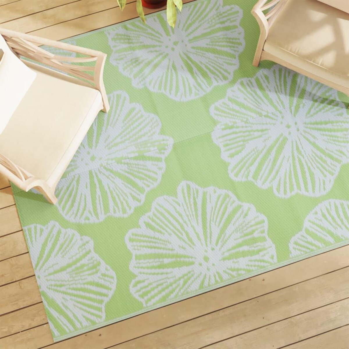VIDAXL Tapis d'exterieur ARAKIL vert 160 x 230 cm PP