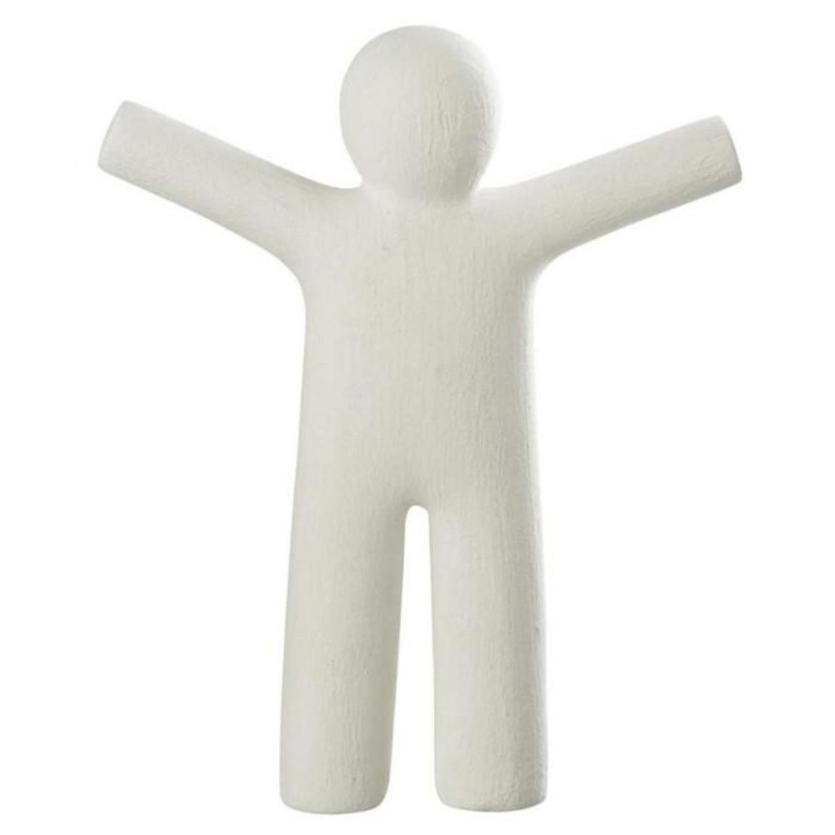 Paris Prix Statuette Déco  P'tit Maurice Rugueux  41cm Blanc