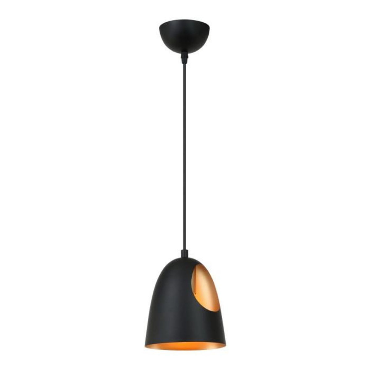 Paris Prix Lampe Suspension Design  Elda  17cm Noir