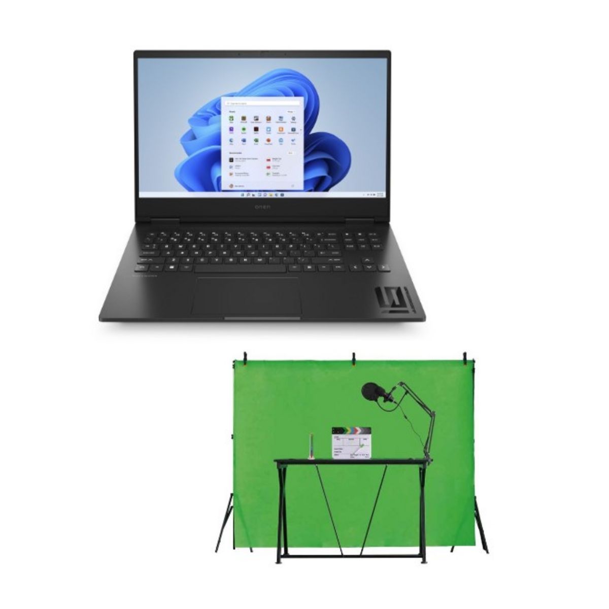 HP PC portable gamer OMEN 16-XD0028NF + QILIVE PACK STREAMING