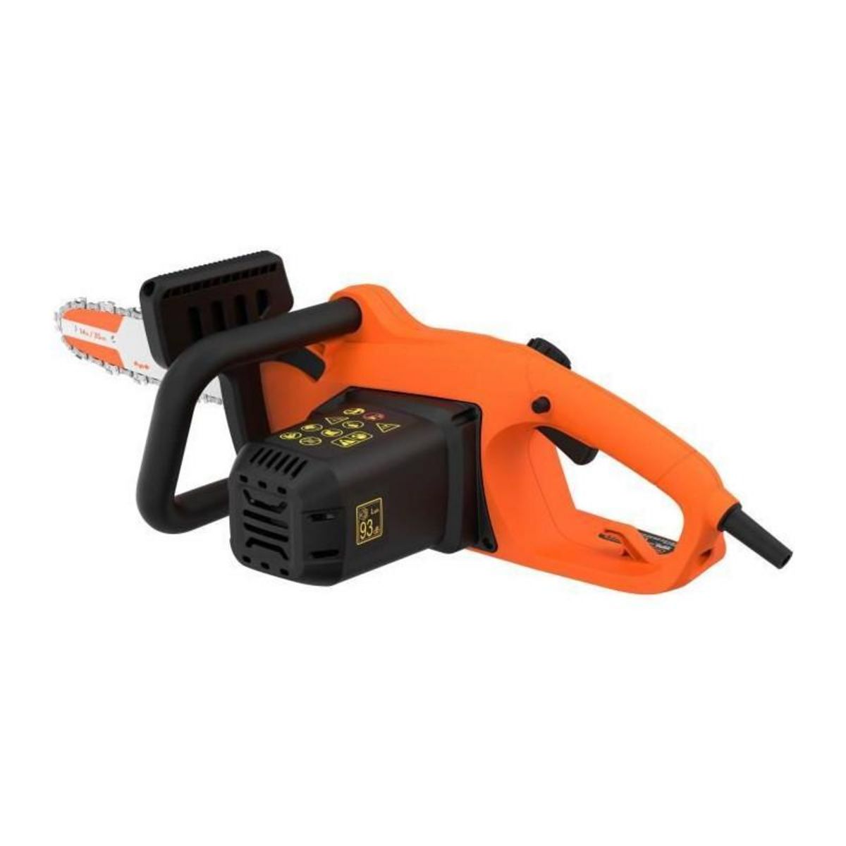 Black et Decker Tronçonneuse Filaire - BLACK+DECKER - BECS1835-QS - 1800 W - 35 cm - Tendeur de chaîne sans outil