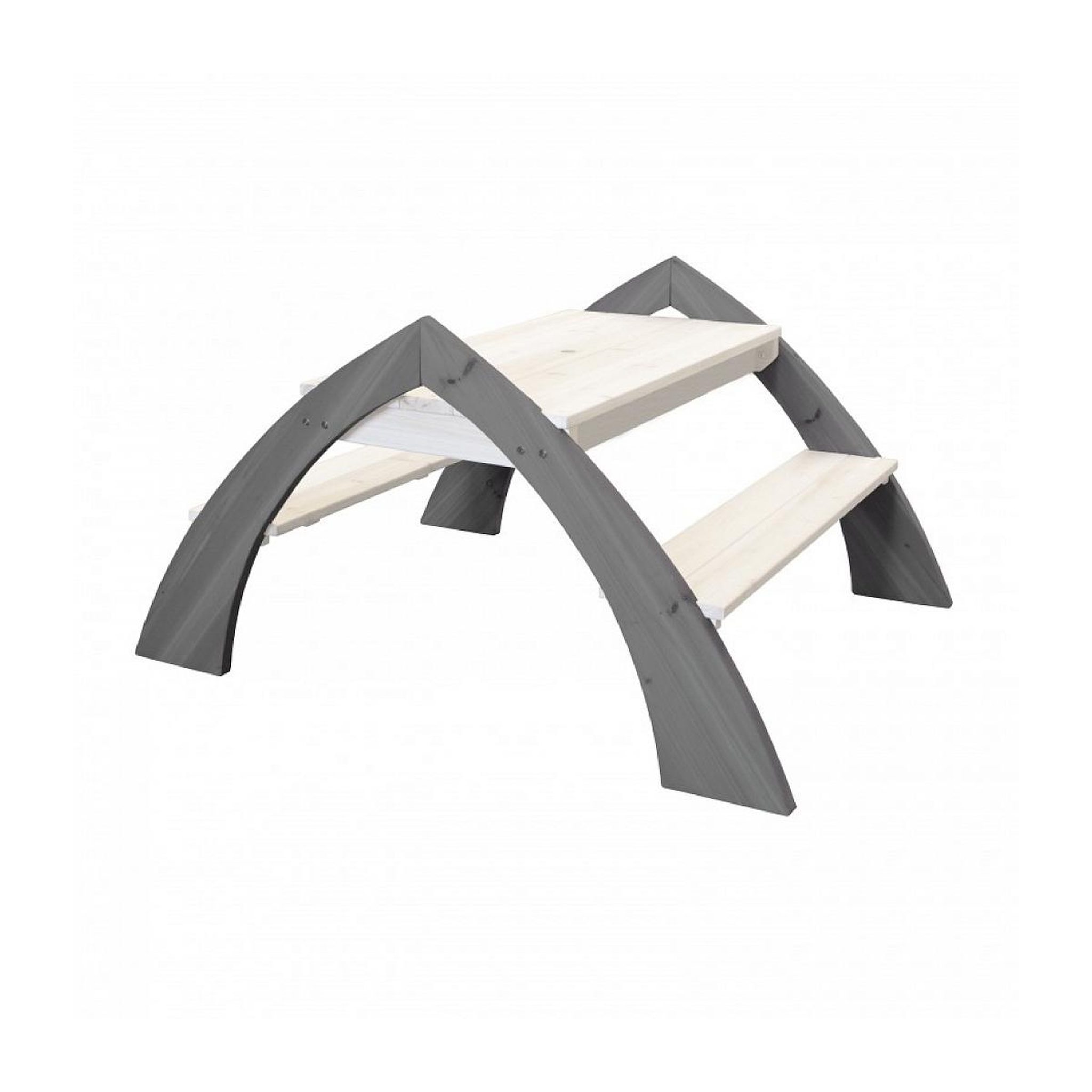 Voir la diapositive 2 : Axi House AXI Table picnic sable et eau Delta 119x98x65cm