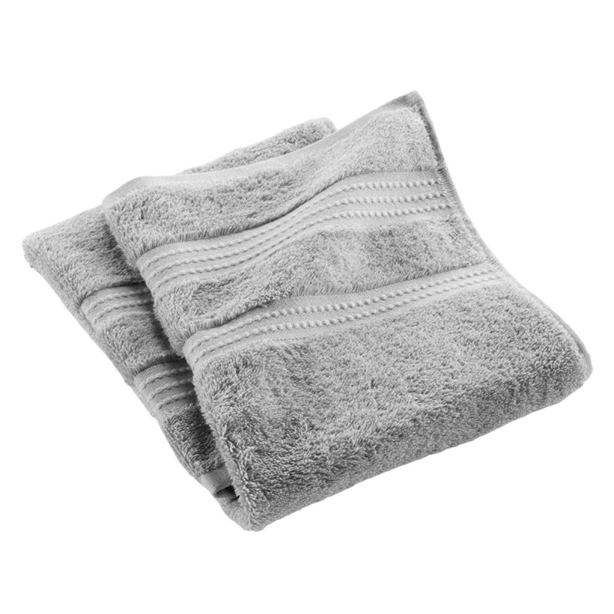 Voir la diapositive 1 : Douceur d'Intérieur Serviette de toilette  excellence  50x90cm gris
