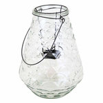 Paris Prix Lanterne Déco  Bleu Wave  30cm Transparent