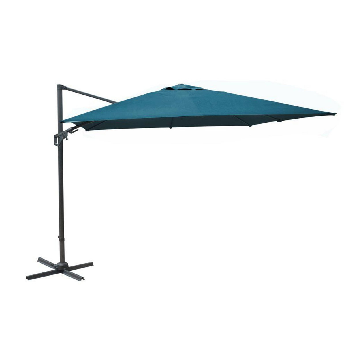 Proloisirs Parasol Deporte 3X3/8 Nh20 Inclinable Manivelle - Bleu