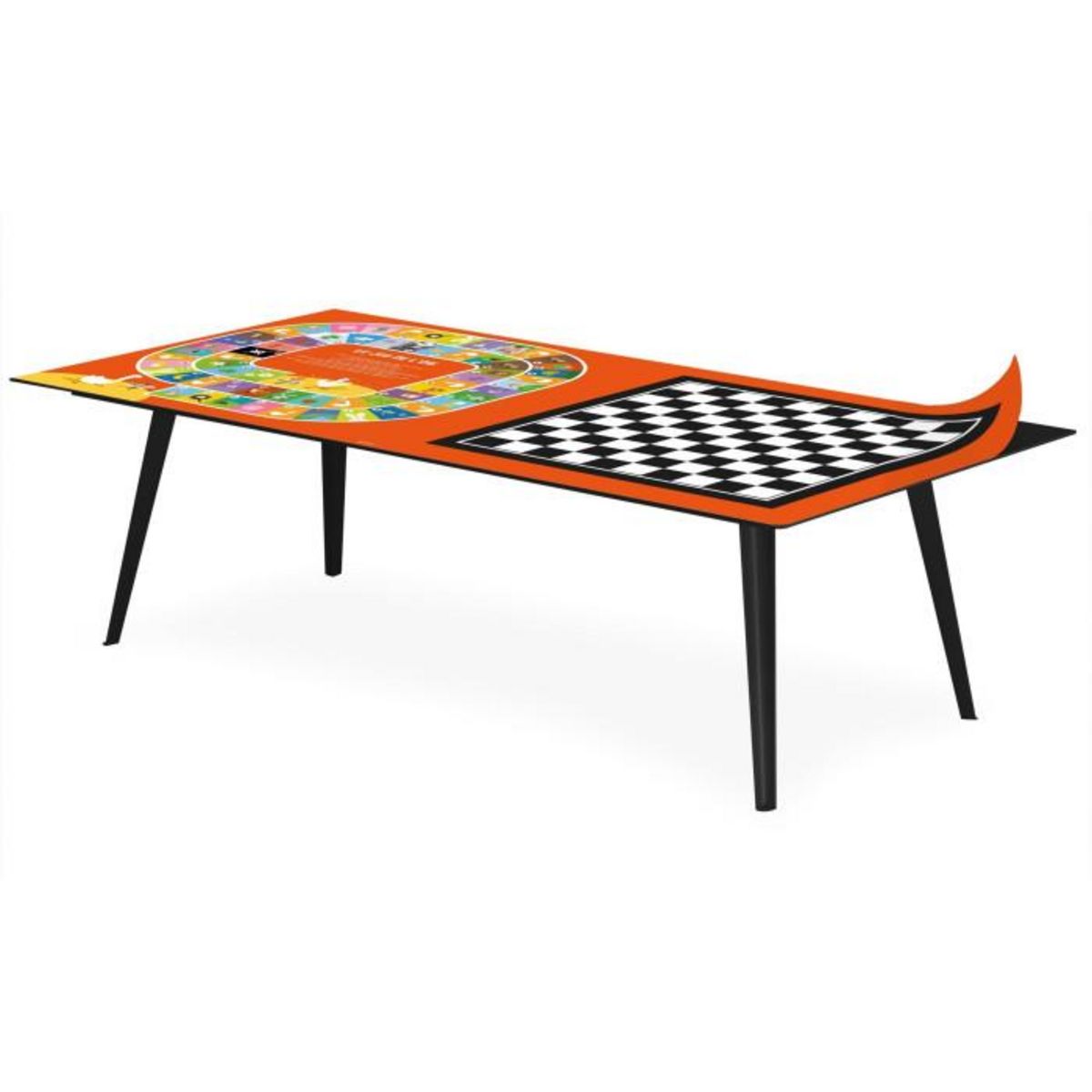 Paris Prix Table Basse 2 Covers  Kid  120cm Noir