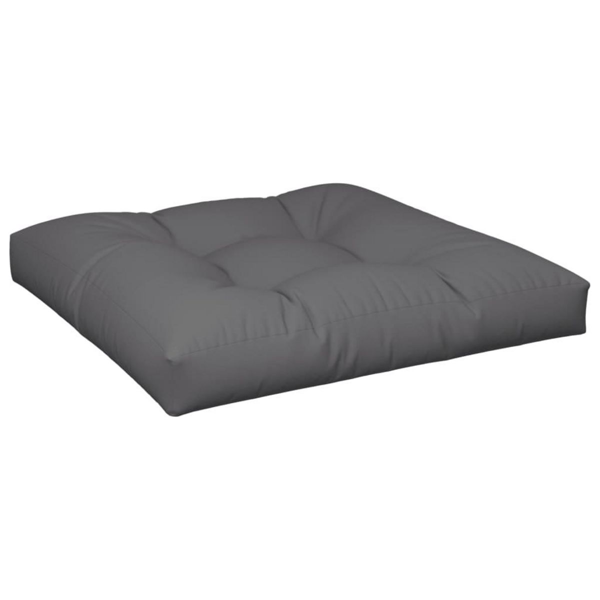 VIDAXL Coussins de palette lot de 2 anthracite tissu