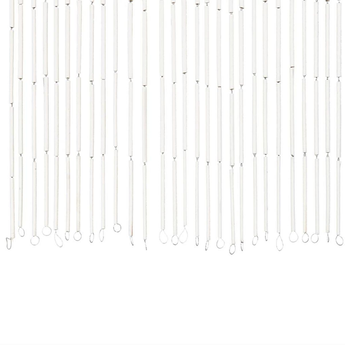 VIDAXL Rideau de porte contre insectes Bambou 90 x 200 cm