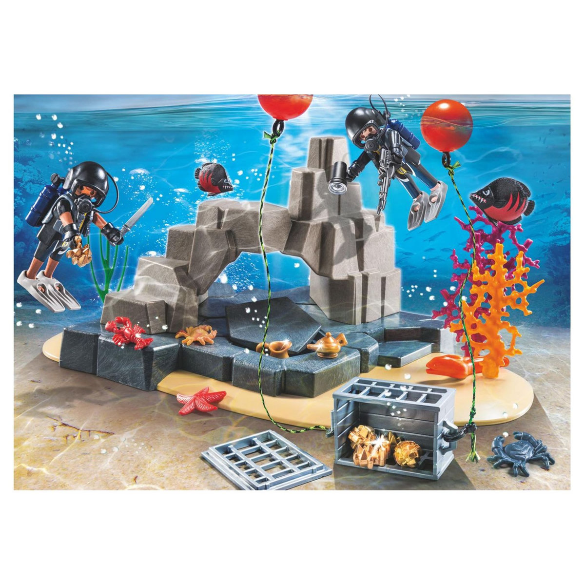 PLAYMOBIL 70011 - Superset - Unité de plongée sous-marine