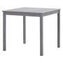 Voir la diapositive 2 : VIDAXL Table de jardin Gris 80x80x74 cm Bois d'acacia massif