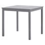Voir la diapositive 2 : VIDAXL Table de jardin Gris 80x80x74 cm Bois d'acacia massif