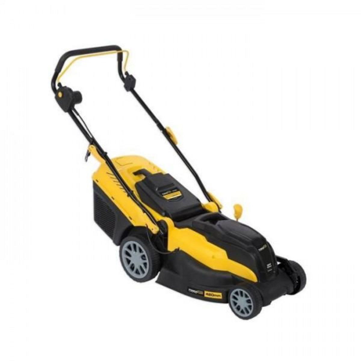 POWERPLUS Tondeuse a Gazon   Gazon Électrique POWERPLUS POWXG6281 - 2000W, 420mm Ø, Ramassage, Mulching, Éjection Arriere