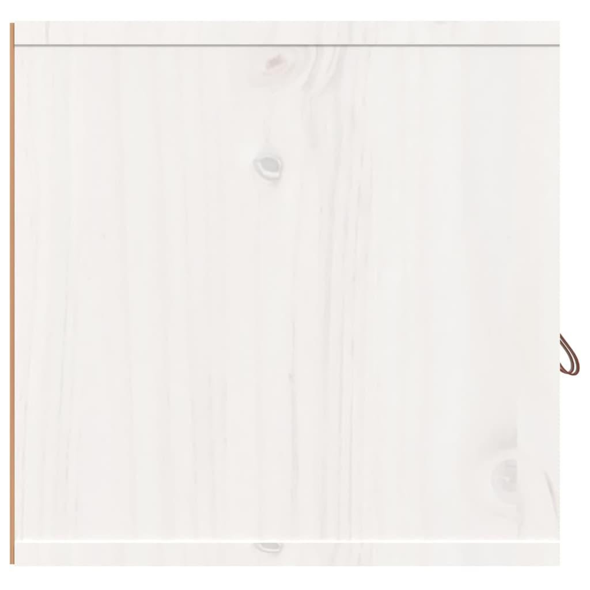 Voir la diapositive 4 : VIDAXL Armoire murale Blanc 80x30x30 cm Bois de pin massif