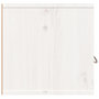 Voir la diapositive 4 : VIDAXL Armoire murale Blanc 80x30x30 cm Bois de pin massif