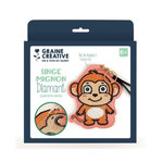 Graine créative - Kit de diamond painting singe