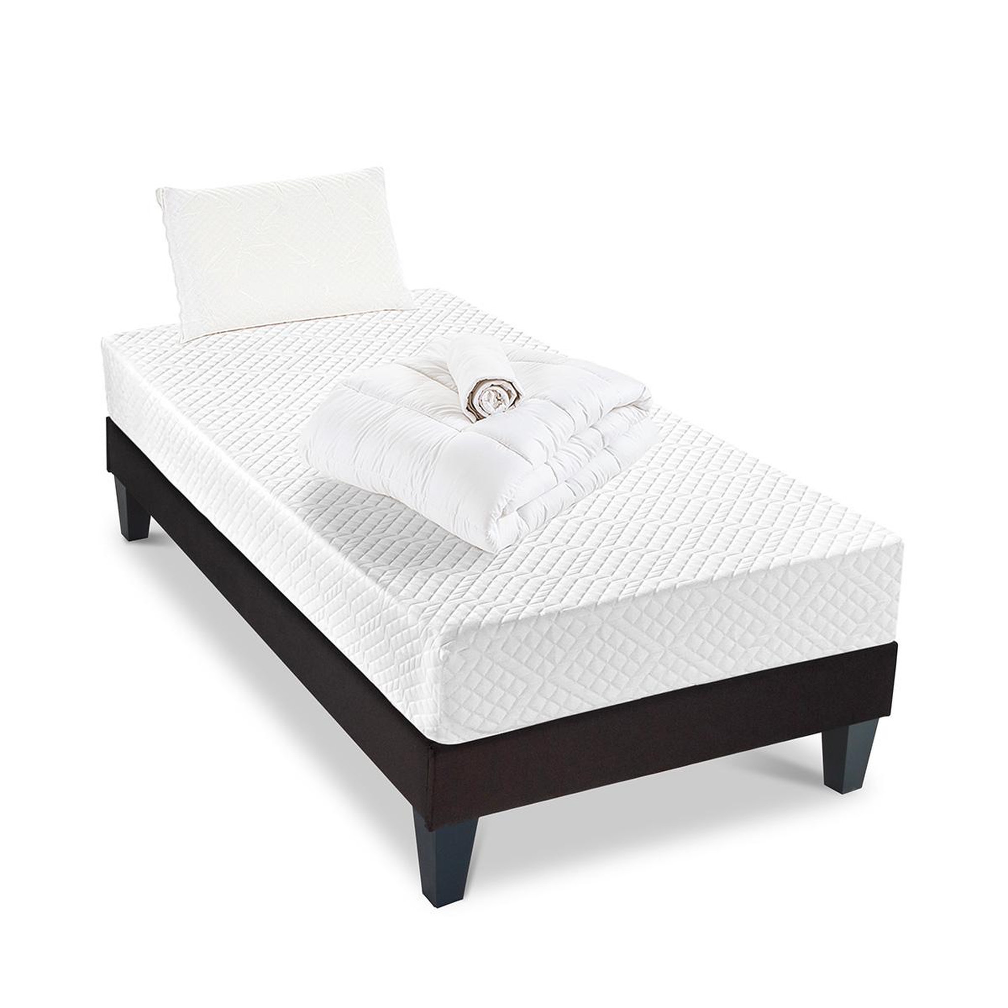Voir la diapositive 5 : BELLECOUR Bellecour literie | pack prêt à dormir absolu | matelas mémoire de forme + sommier + accessoires
