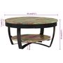Voir la diapositive 6 : VIDAXL Table basse Bois massif de recuperation 65x32 cm