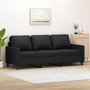 Voir la diapositive 1 : VIDAXL Canape a 3 places Noir 180 cm Similicuir