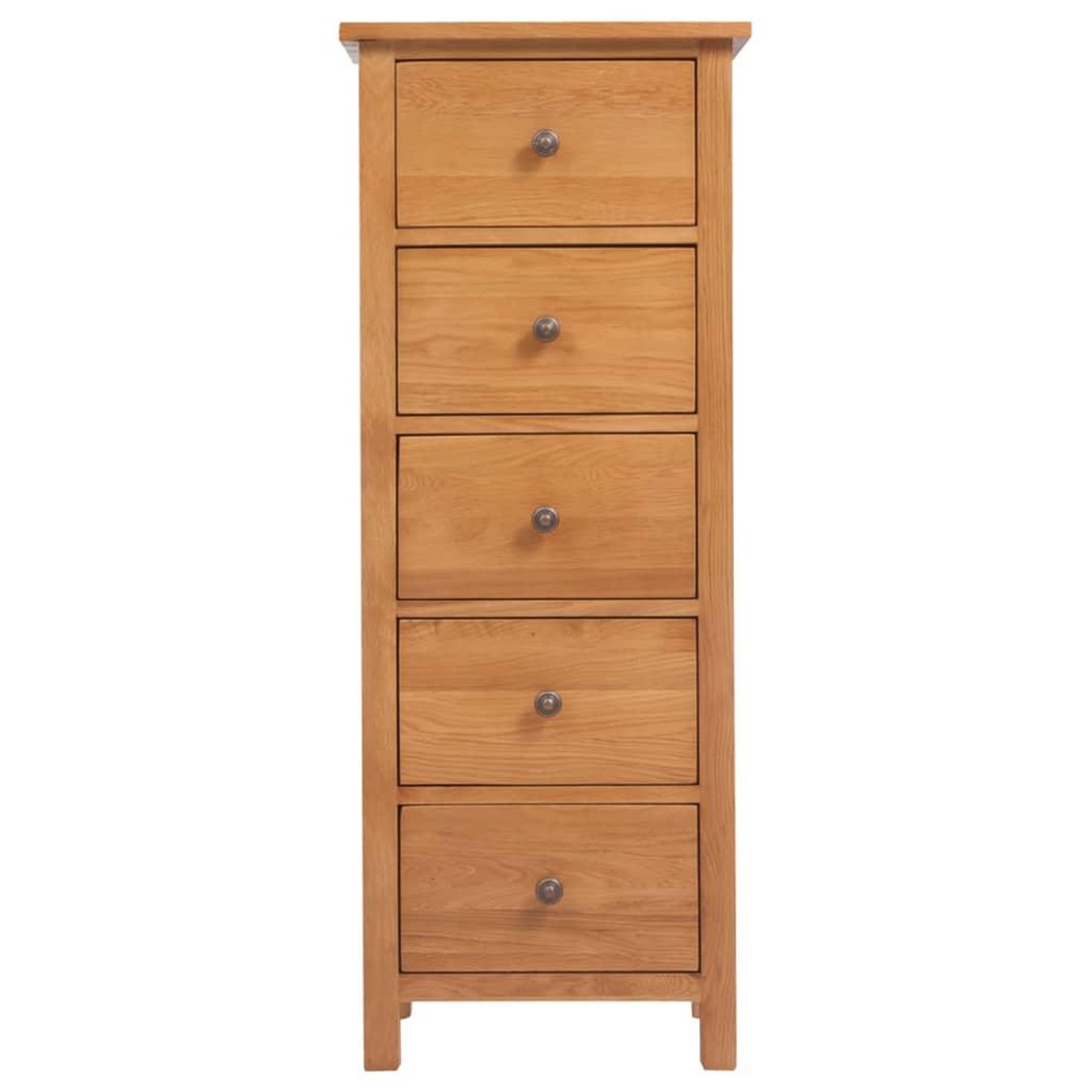 Voir la diapositive 2 : VIDAXL Commode haute 45x32x110 cm Bois de chene massif
