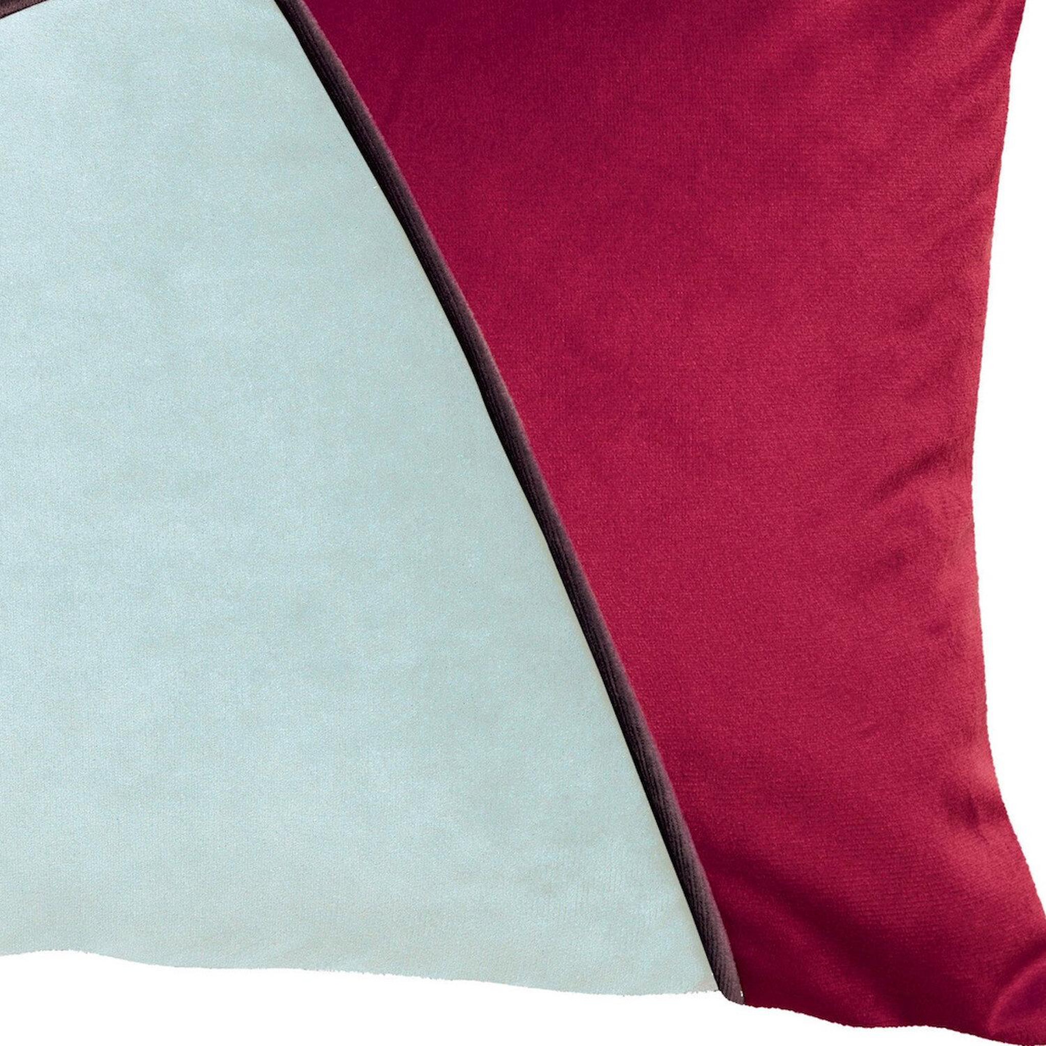 Voir la diapositive 2 : Les Ateliers du Linge Coussin décoratif imprimé en coton avec pompons