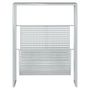 Voir la diapositive 3 : VIDAXL Porte-revue Argente 35x15x45 cm Acier