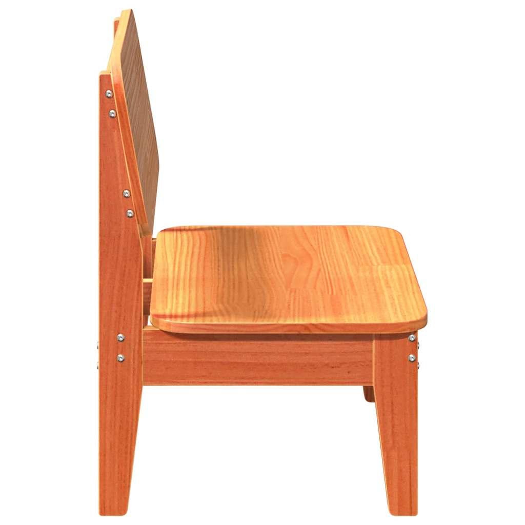 Voir la diapositive 5 : VIDAXL Chaises de jardin lot de 2 cire marron 60x52,5x72 cm