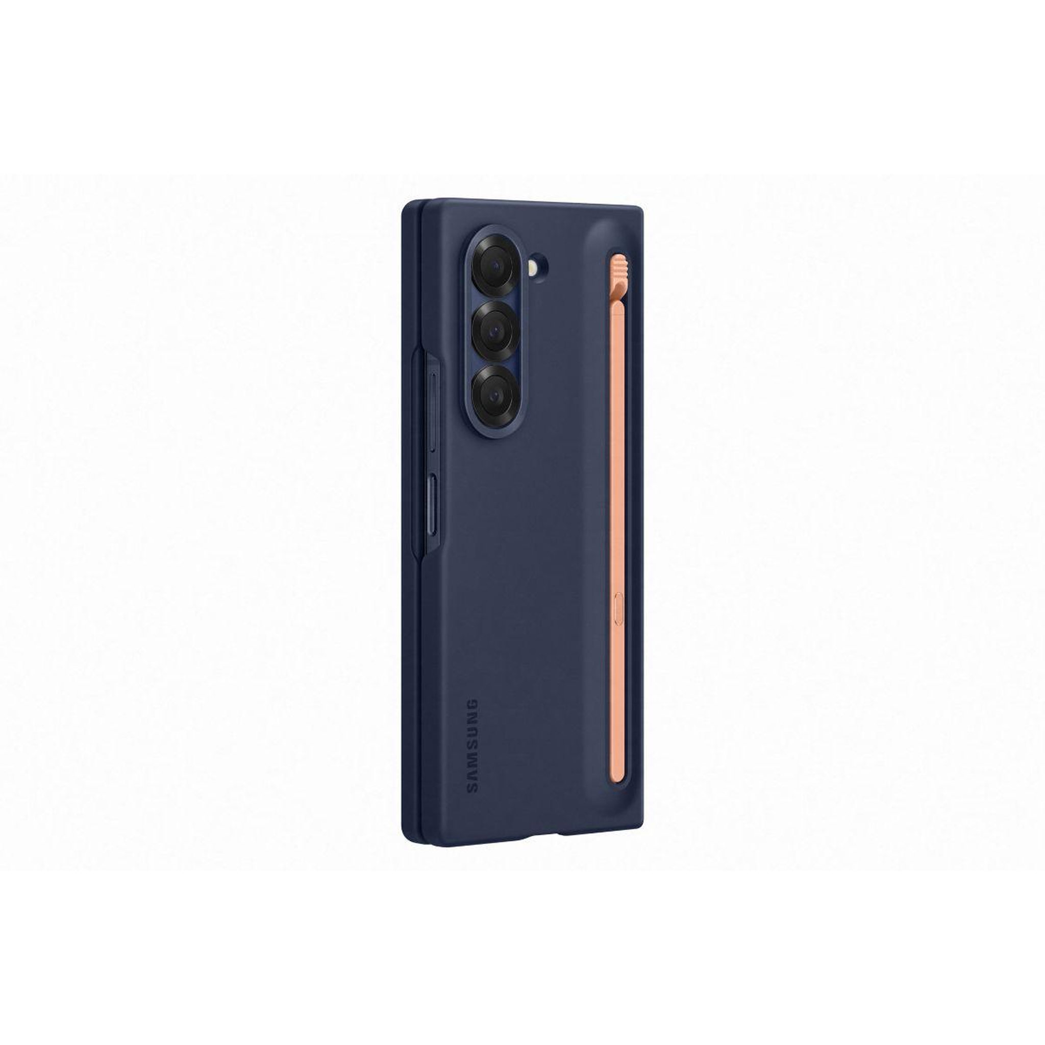 Voir la diapositive 3 : Samsung Coque Z Fold6 Bleu Nuit avec S Pen