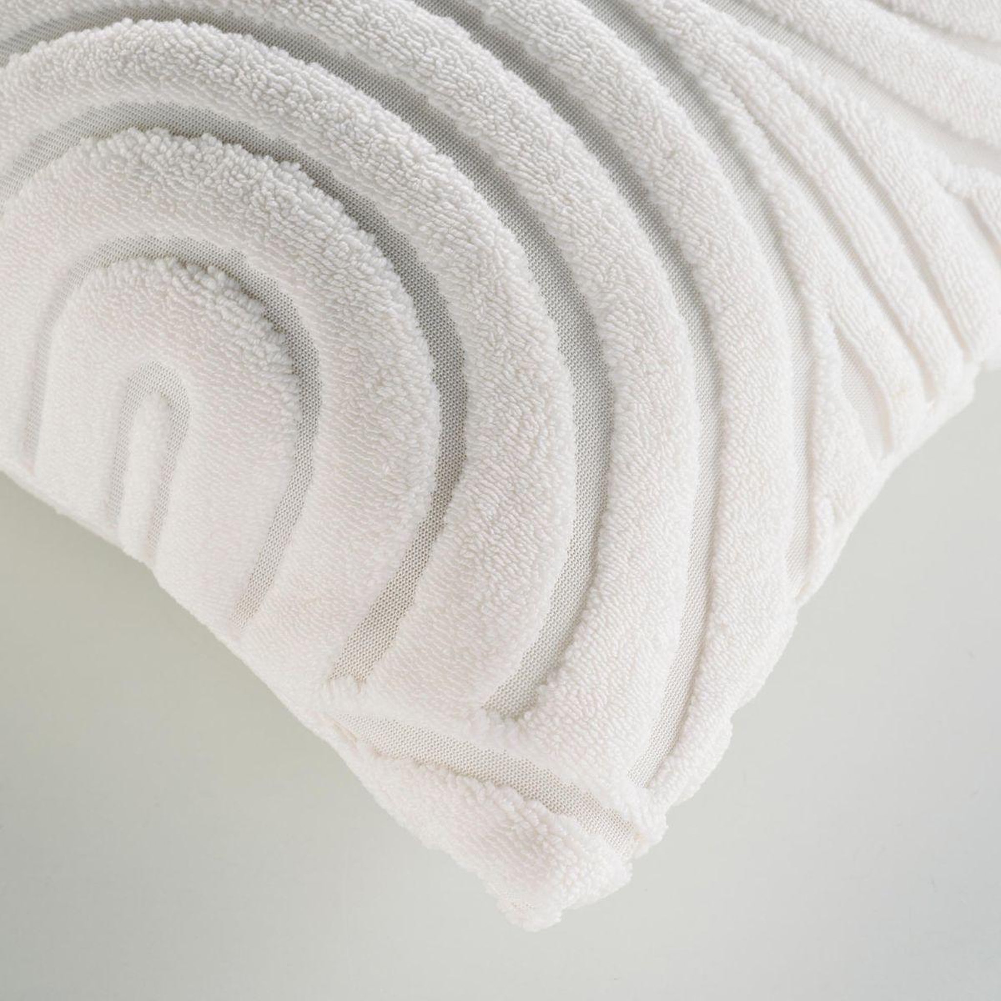 Voir la diapositive 3 : Douceur d'Intérieur Housse de coussin bouclette  solly  40x40cm naturel