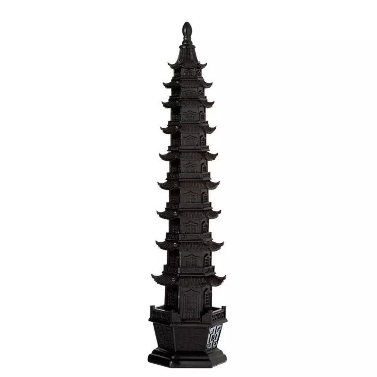 Paris Prix Temple Déco  Oriental  66cm Noir