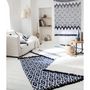 Voir la diapositive 2 : Tapis déco antidérapant imprimé finition pampilles PAROS