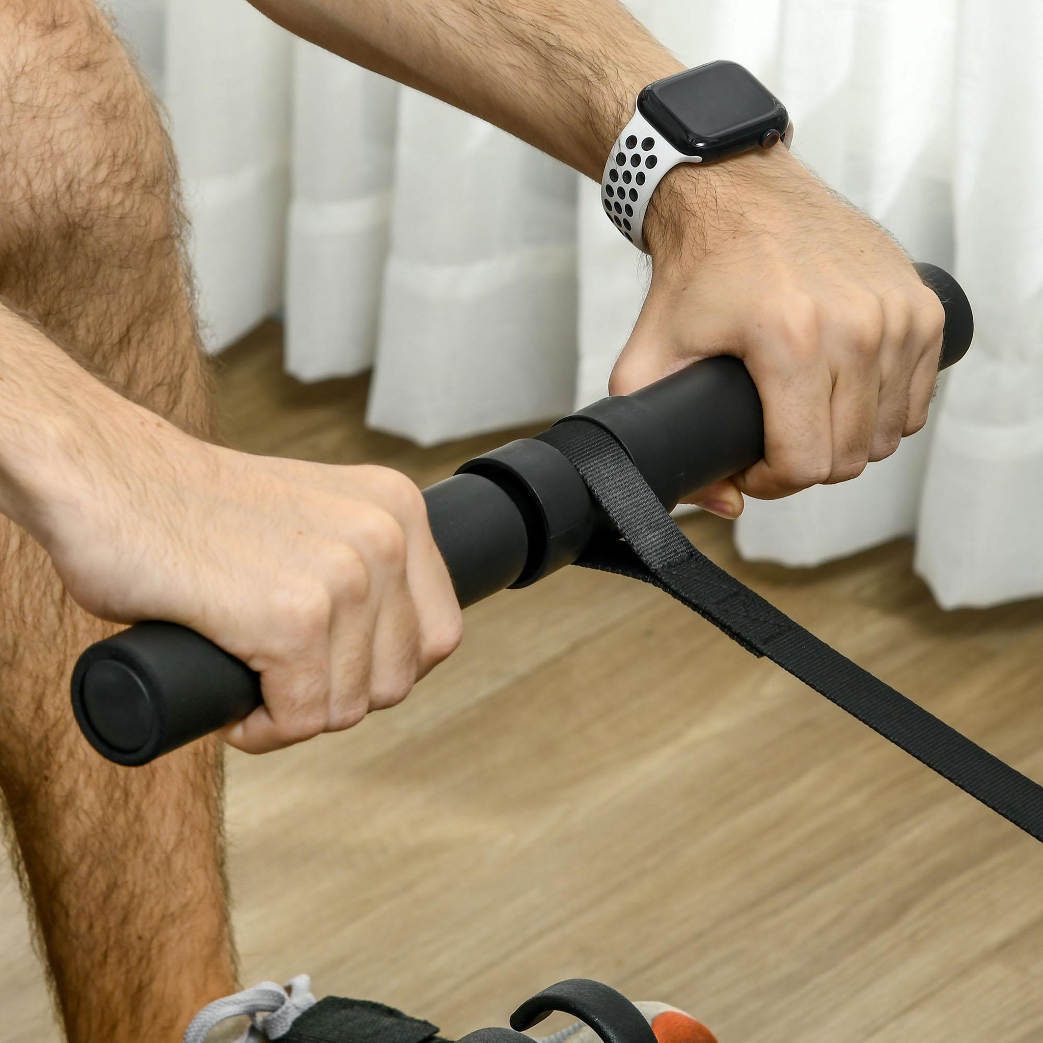 Voir la diapositive 5 : HOMCOM Rameur à eau rameur pliable 6 niveaux de résistance écran lcd multifonction noir