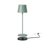 Voir la diapositive 6 : Lumisky Lampe de table sans fil LED KELLY Vert Metal H38CM