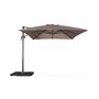 Voir la diapositive 4 : SWEEEK Parasol déporté rectangulaire 3x4 m - Wimereux - Parasol excentré inclinable dans 6 positions, rotatif à 360° + dalles à lester 50x50cm