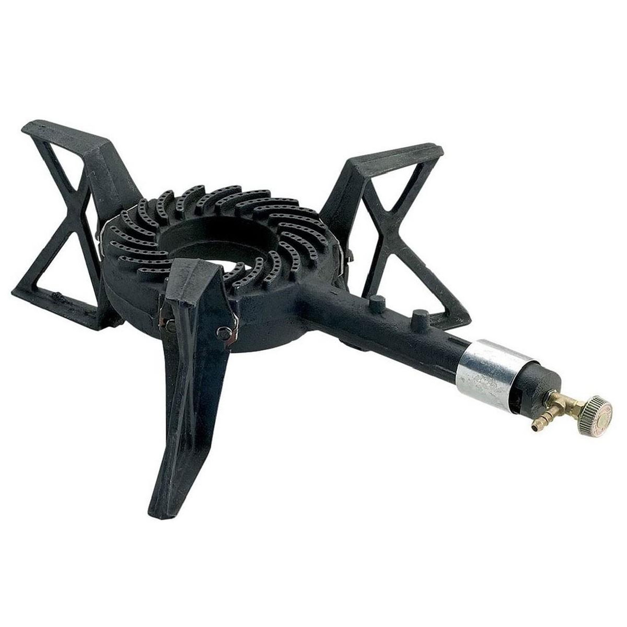 Voir la diapositive 5 : INTEC Rechaud gaz fonte véritable 7.5 kw 3 pieds traiteur réchaud portable gaz butane ou propane puissance réglable