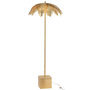 Voir la diapositive 2 : Paris Prix Lampadaire Design  Feuille de Coco  133cm Or