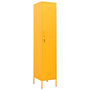 Voir la diapositive 2 : VIDAXL Armoire a casiers Jaune moutarde 35x46x180 cm Acier