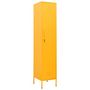 Voir la diapositive 2 : VIDAXL Armoire a casiers Jaune moutarde 35x46x180 cm Acier